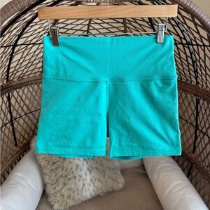 Aerie Offline The Hugger 5in Bike Shorts Teal Large